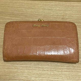 miumiu - miumiu がま口財布 中古