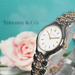 ティファニー(Tiffany & Co.)のティファニー TIFFANY＆CO ゴールドシルバーコンビ 腕時計 箱 C478(腕時計)