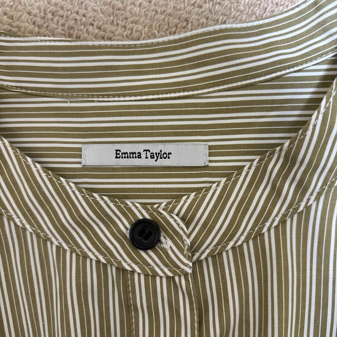 Emma Taylor(エマテイラー)のエマテイラー　イージーケアスクエアカラー２WAYシャツ レディースのトップス(Tシャツ(半袖/袖なし))の商品写真