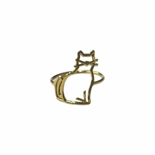 アリータ ALIITA 9KYG MIAU リング 指輪 猫モチーフ 12号