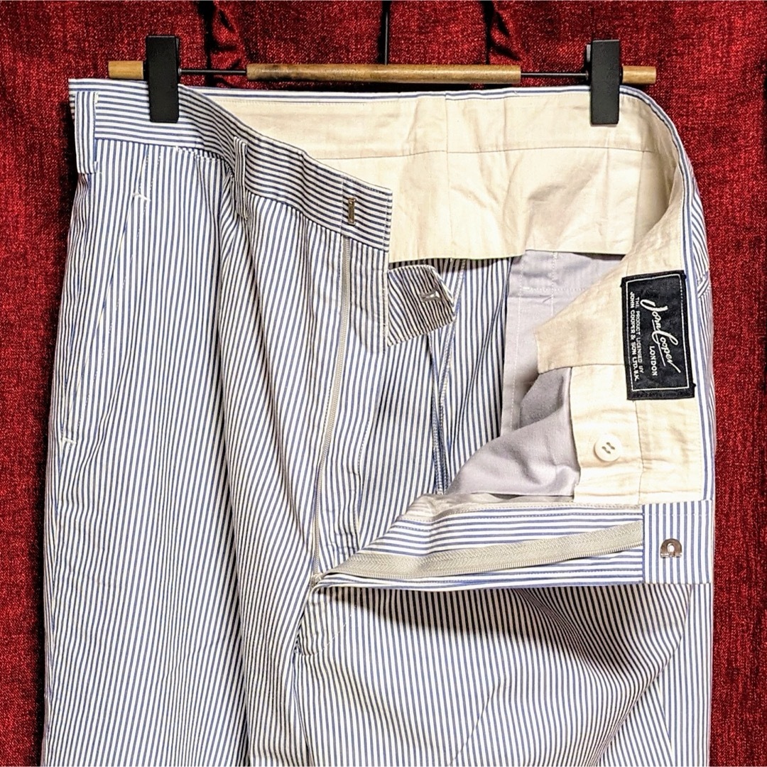 VINTAGE(ヴィンテージ)のヴィンテージ ジョンクーパー セットアップ スーツ シングル ストライプ 春夏 メンズのスーツ(セットアップ)の商品写真