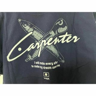 Tシャツ　Lサイズ　ネイビー　カーペンター　carpenter γ SF(ウエア)