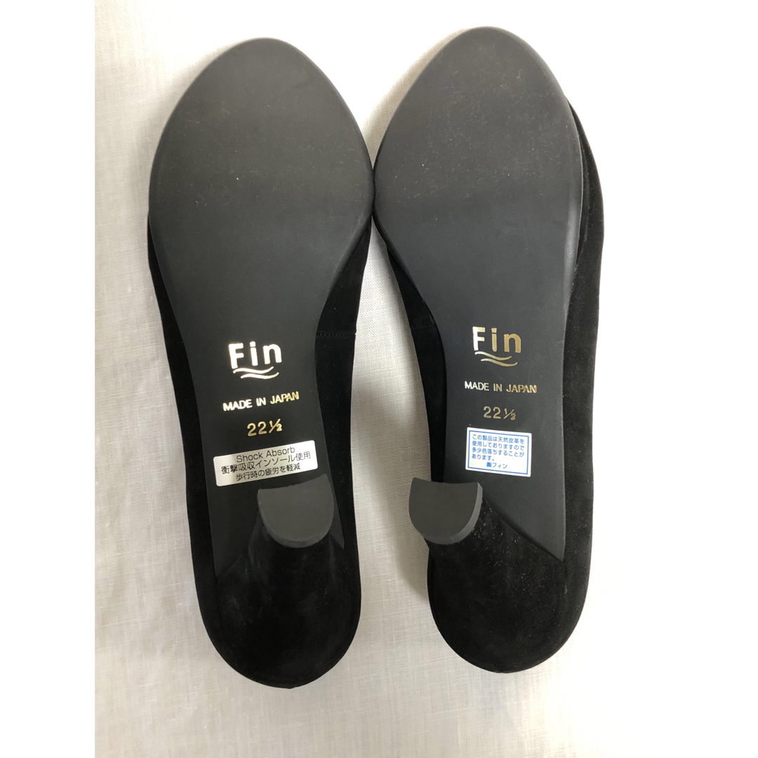 Fin(フィン)のFin オープントゥパンプス（スエード） レディースの靴/シューズ(ハイヒール/パンプス)の商品写真