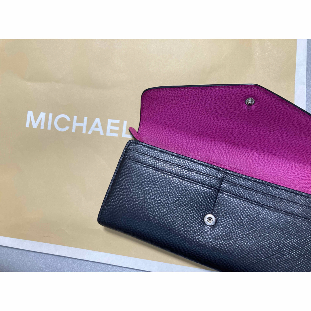 Michael Kors(マイケルコース)の正規品 MICHEAL KORS マイケルコース 長財布 ショッキングピンク レディースのファッション小物(財布)の商品写真