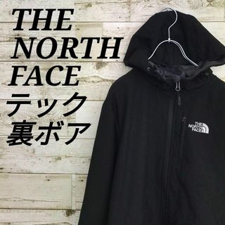 ザノースフェイス(THE NORTH FACE)の【k6320】希少USA規格ノースフェイス刺繍ロゴテック裏ボアフリースジャケット(マウンテンパーカー)