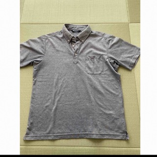 ワークマン　ポロシャツ　Ｌ　グレイ(Tシャツ/カットソー(半袖/袖なし))