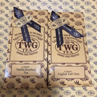 【TWG】バニラブルボンティーとイングリッシュアールグレイのセット(茶)