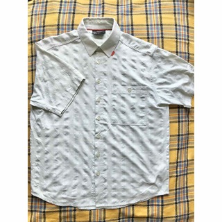 Mammut - MAMMUT ナイロン配合　刺繍ロゴ　半袖チェックシャツ