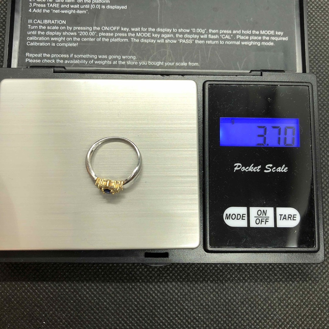 即決 ゴールド プラチナ K18 Pt900 ダイヤモンド リング 指輪 レディースのアクセサリー(リング(指輪))の商品写真