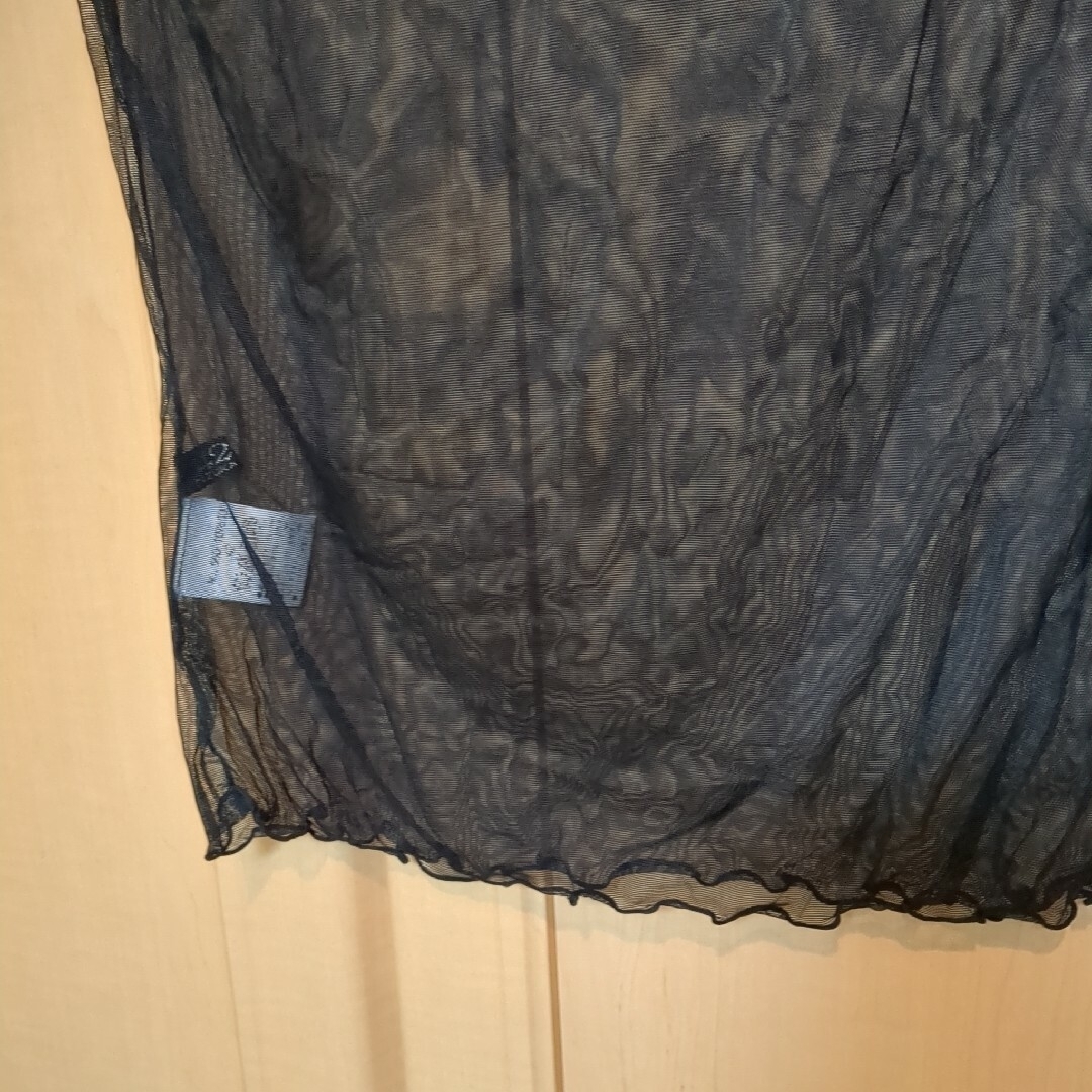 新品タグ付き　シズカコムロ　洋服屋4298　トップス パワーネット　ハイネック レディースのトップス(カットソー(半袖/袖なし))の商品写真