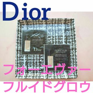 ディオール(Dior)の新品・未使用　Dior ディオールスキン　フォーエヴァー　フルイドグロウ　１Ｎ(ファンデーション)