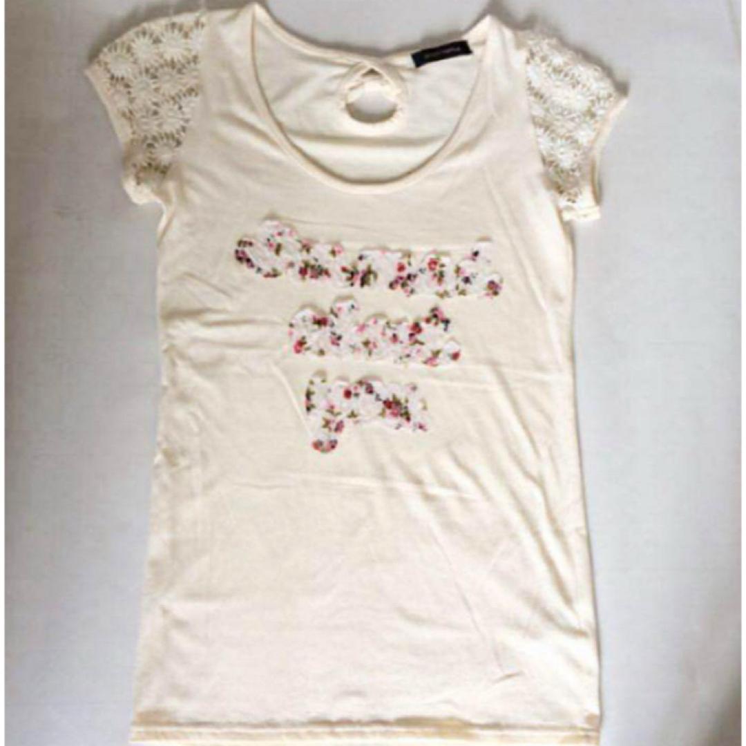 長め丈 cuteなTシャツ レディースのトップス(Tシャツ(半袖/袖なし))の商品写真