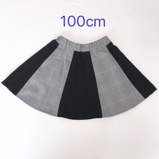 新品　ハンドメイド　スカート　100cm チェック(スカート)
