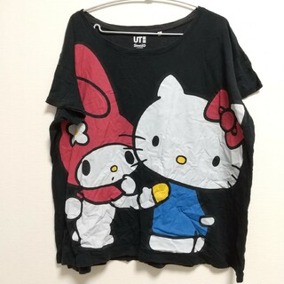 ユニクロ(UNIQLO)のキティ＆マイメロ BigTシャツ(Tシャツ(半袖/袖なし))