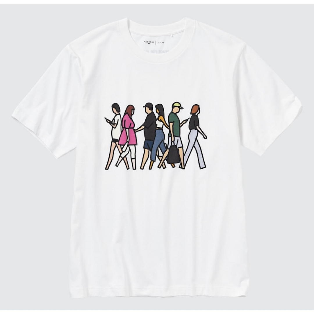 UNIQLO(ユニクロ)の新品未使用　XXL PEACE FOR ALL グラフィックTシャツ 半袖 メンズのトップス(Tシャツ/カットソー(半袖/袖なし))の商品写真