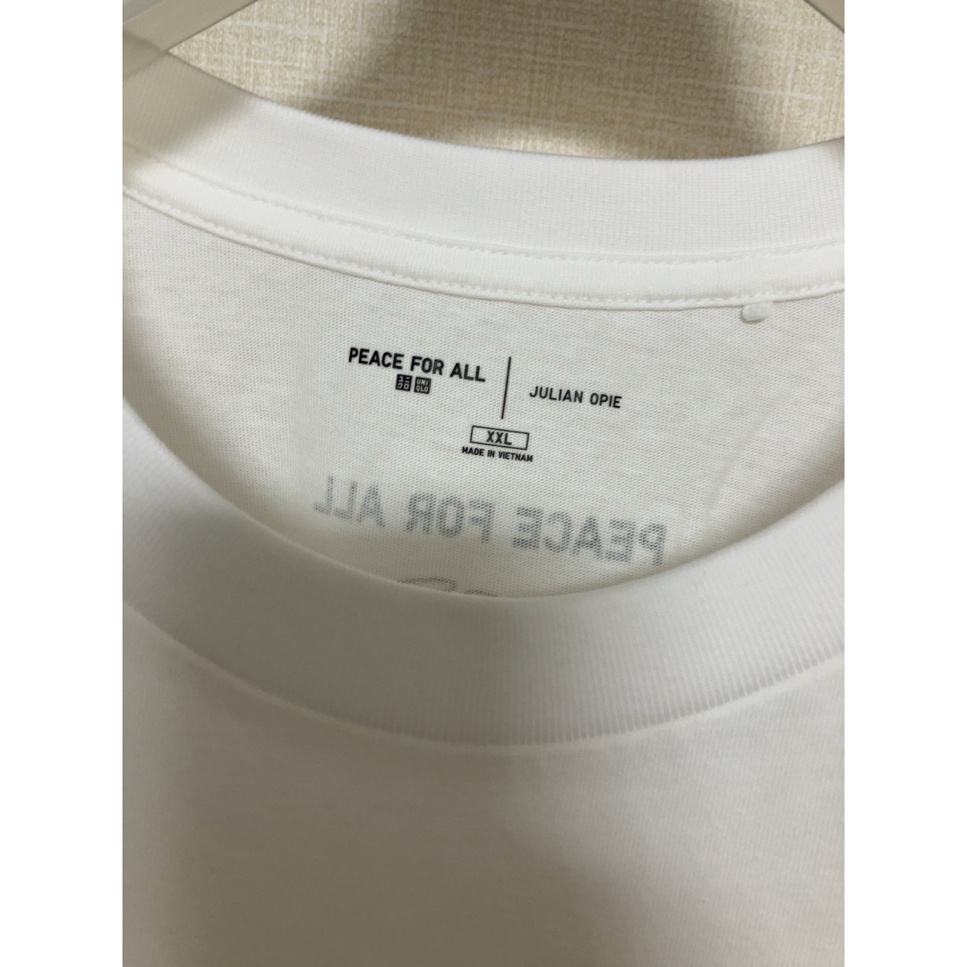 UNIQLO(ユニクロ)の新品未使用　XXL PEACE FOR ALL グラフィックTシャツ 半袖 メンズのトップス(Tシャツ/カットソー(半袖/袖なし))の商品写真