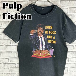 ティービーアンドムービー(TV&MOVIE)のPulp Fiction パルプフィクション イラスト ムービー Tシャツ 半袖(Tシャツ/カットソー(半袖/袖なし))
