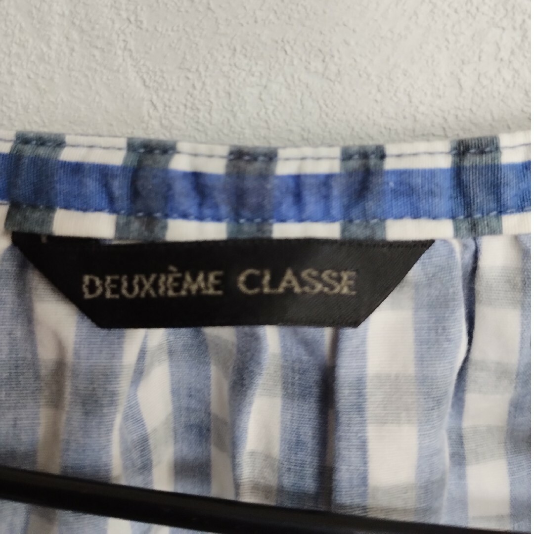 DEUXIEME CLASSE(ドゥーズィエムクラス)のDEUXIEME CLASSE　ドゥーズィエムクラス ブラウス レディースのトップス(シャツ/ブラウス(半袖/袖なし))の商品写真