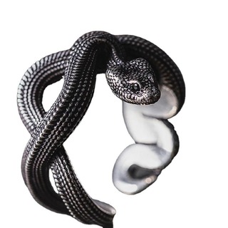 【大好評】蛇　リング　指輪　サイズフリー　シルバー　メンズ　アクセサリー