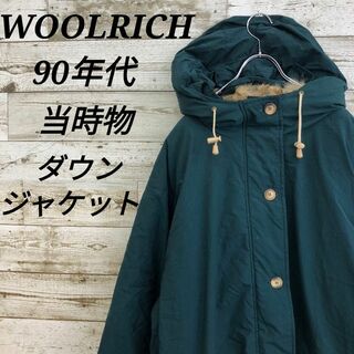 ウールリッチ(WOOLRICH)の【k6171】USA古着ウールリッチ90s旧タグ当時物ダウンジャケットブルゾン(ダウンジャケット)