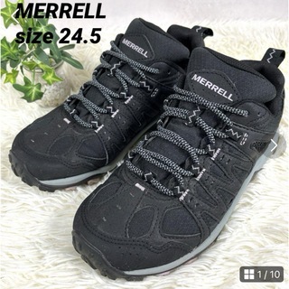 MERRELL - 【MERRELL】メレル（24.5） トレッキングシューズ　ゴアテックス  登山