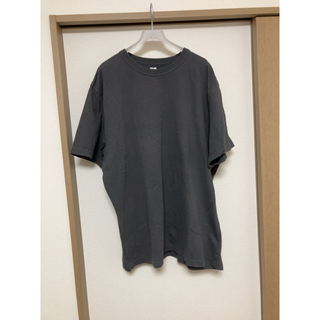 ユニクロ(UNIQLO)の3XL ユニクロU クルーネック　 Tシャツ　半袖　グレー カットソー (Tシャツ/カットソー(半袖/袖なし))