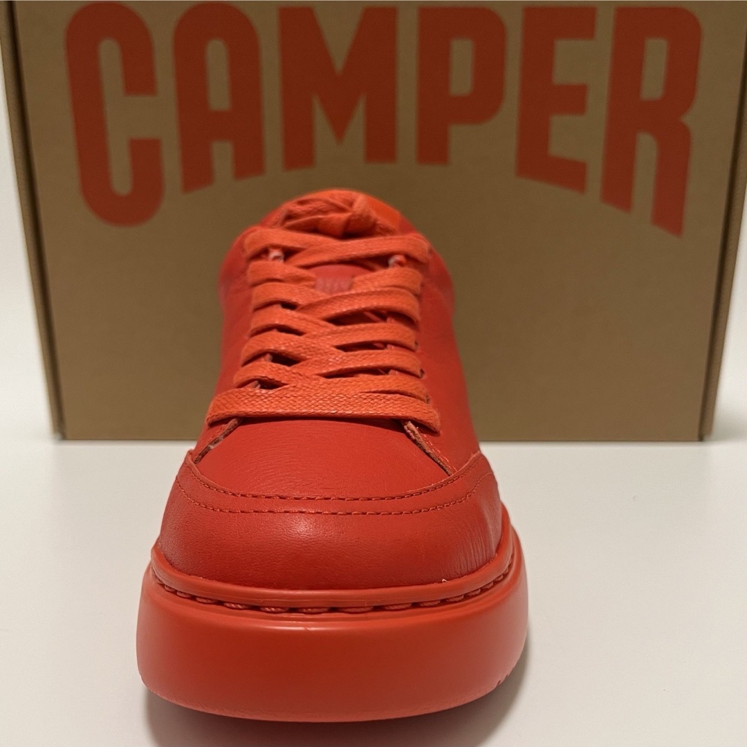 CAMPER(カンペール)の新品 Camper カンペール Runner K21 レザースニーカー レッド レディースの靴/シューズ(スニーカー)の商品写真