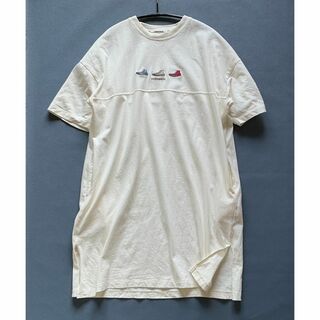 【コンバース】ワンピース 刺繍 シンプル ロングTシャツ