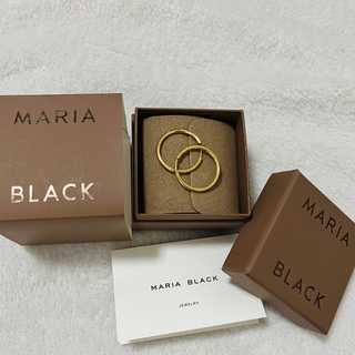 MARIA BLACK - 新品！マリアブラック　フープピアス　ゴールド