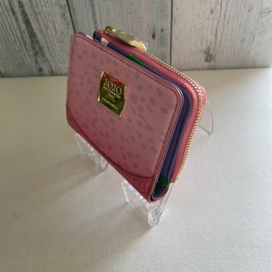 【新品】サマンサベガ　ジョジョコラボ　折財布　ピンク　ディアボロ レディースのファッション小物(財布)の商品写真