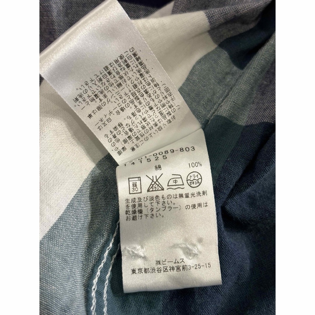 BEAMS(ビームス)の#ビームス#メンズ#半袖#シャツ#マドラスチェック#綿100% メンズのトップス(シャツ)の商品写真