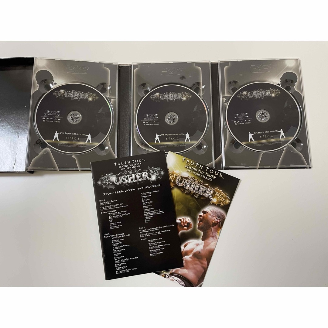アッシャー USHER Truth tour DVD BOX 3枚セット エンタメ/ホビーのDVD/ブルーレイ(ミュージック)の商品写真