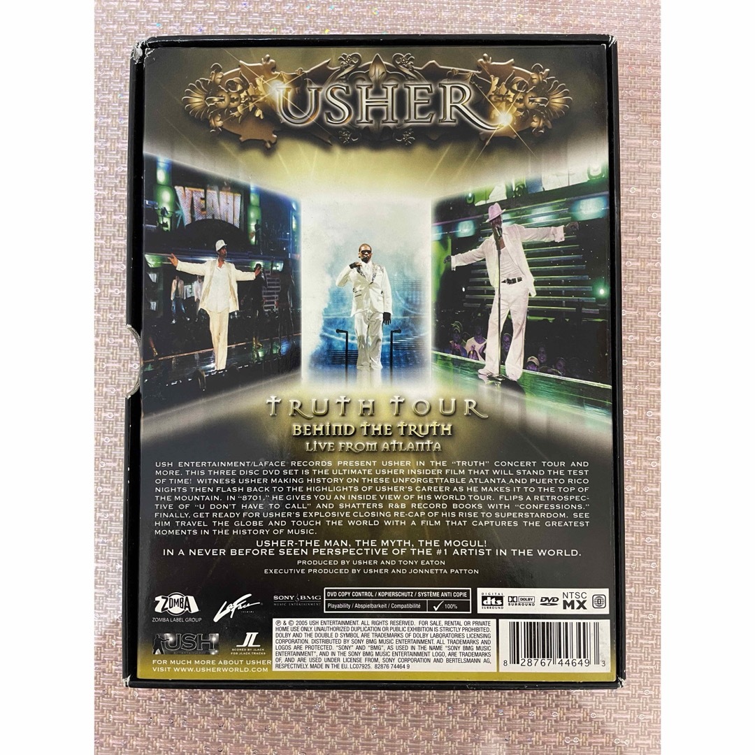 アッシャー USHER Truth tour DVD BOX 3枚セット エンタメ/ホビーのDVD/ブルーレイ(ミュージック)の商品写真