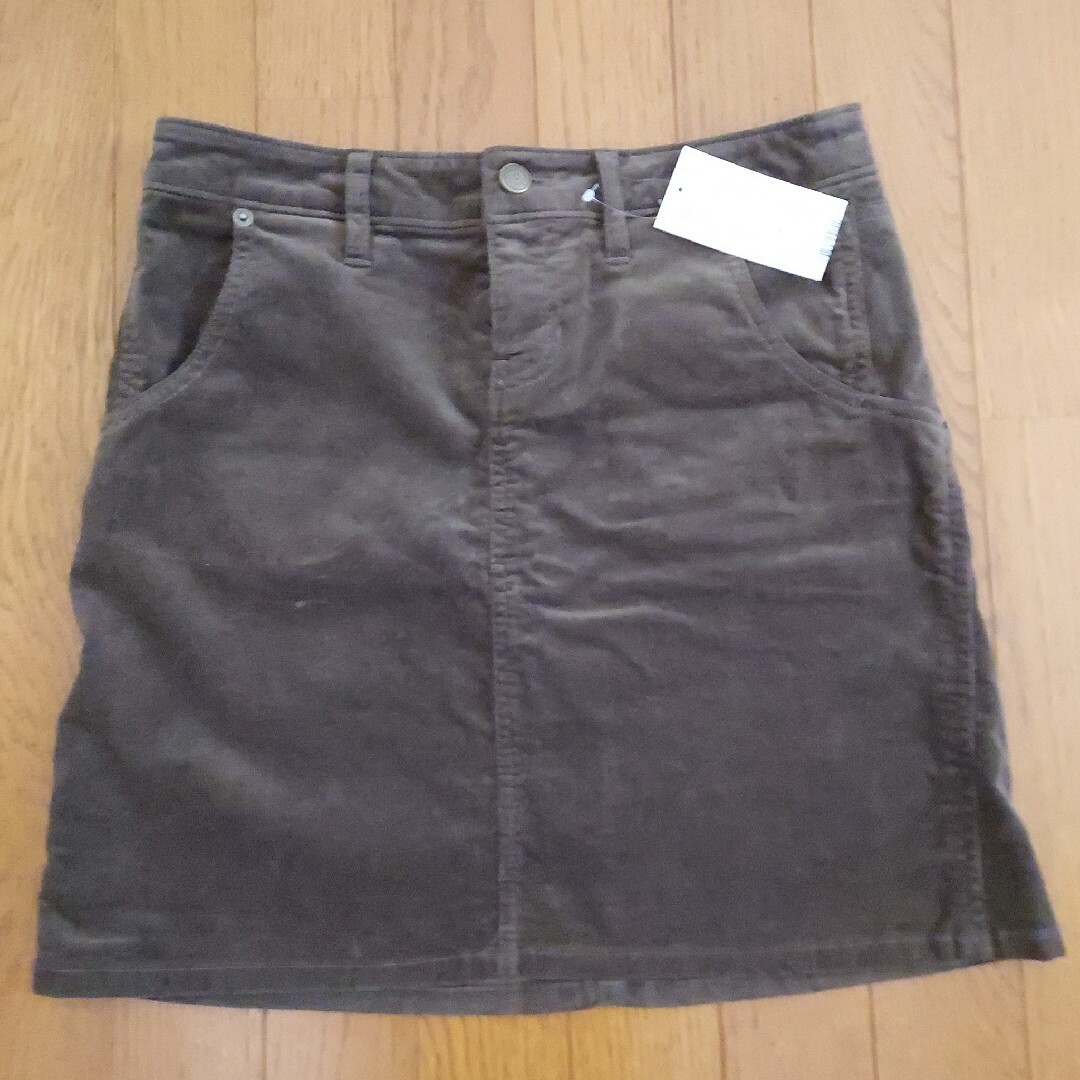 ELLE PLANETE(エルプラネット)の未使用　エルプラネット　スカート　ブラウン 0519 レディースのスカート(ひざ丈スカート)の商品写真