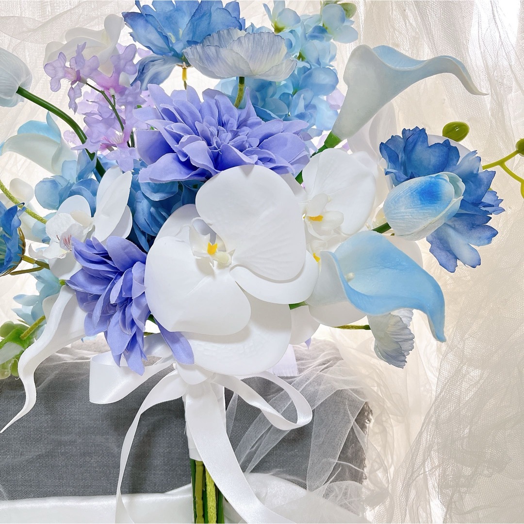 アーティフィシャルフラワーブーケ クラッチブーケ*結婚式 アーティフィシャルフラワーブーケ クラッチブーケ*結婚式