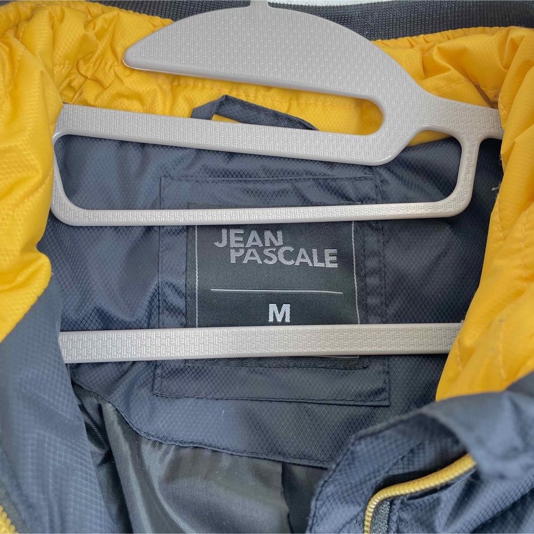 JEAN PASCALE ダウンジャケット メンズ シンプル お洒落 紺 黄色 メンズのジャケット/アウター(ダウンジャケット)の商品写真