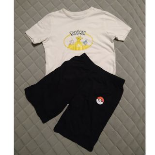 アディダス(adidas)のadidas　ポケモン　半袖セットアップ　140cm(Tシャツ/カットソー)