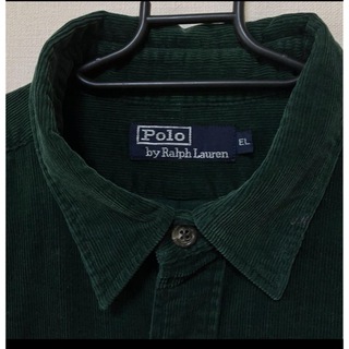 POLO RALPH LAUREN - ラルフローレン コーデュロイシャツ 緑　ダークグリーン L
