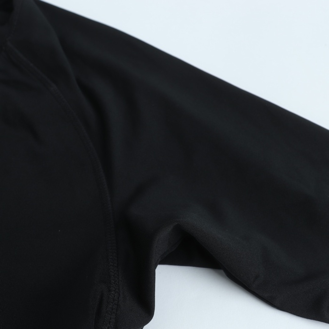 MIZUNO(ミズノ)のミズノ 長袖Ｔシャツ トップス 五分袖 Vネック ストレッチ スポーツウエア メンズ Mサイズ ブラック Mizuno メンズのトップス(Tシャツ/カットソー(七分/長袖))の商品写真