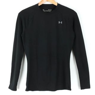 アンダーアーマー 長袖Ｔシャツ トップス ヒートギア コンプレッションインナー メンズ MDサイズ ブラック UNDER ARMOUR