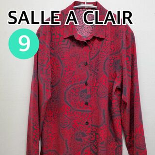 SALLE A CLAIR シャツ ブラウス 長袖 トップス 9【CT281】