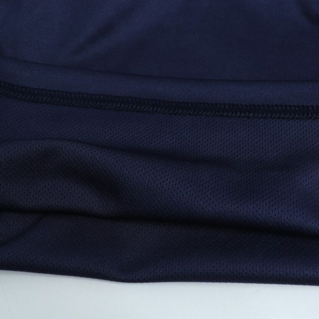 asics(アシックス)のアシックス 半袖ポロシャツ トップス ワンポイントロゴ スポーツウエア メンズ Mサイズ 紺×白 asics メンズのトップス(ポロシャツ)の商品写真