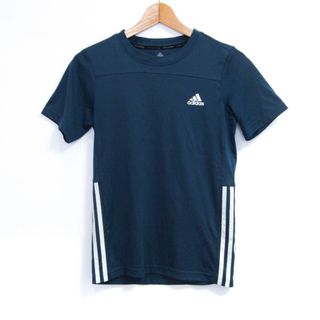 アディダス(adidas)のアディダス 半袖Ｔシャツ トップスサイドラインクライマライトスポーツウエア キッズ 男の子用 160サイズ ネイビー adidas(Tシャツ/カットソー)