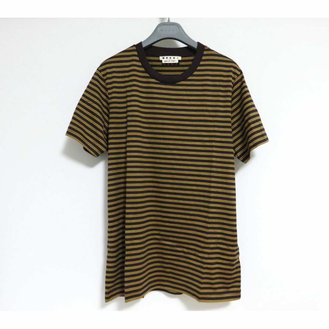 Marni(マルニ)の新品 MARNI 3 PACK T-SHIRT 46 ボーダー パックT メンズのトップス(Tシャツ/カットソー(半袖/袖なし))の商品写真