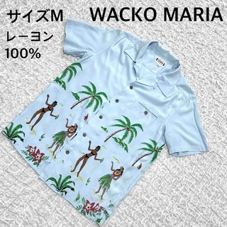 WACKO MARIA - WACKO MARIA ワコマリア　アロハシャツ　サイズM レーヨン100%
