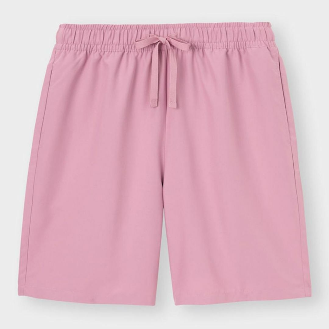 GU(ジーユー)のGU 新品 ドライリラックスショーツ ピンク Mサイズ イージーパンツ 部屋着 メンズのパンツ(ショートパンツ)の商品写真