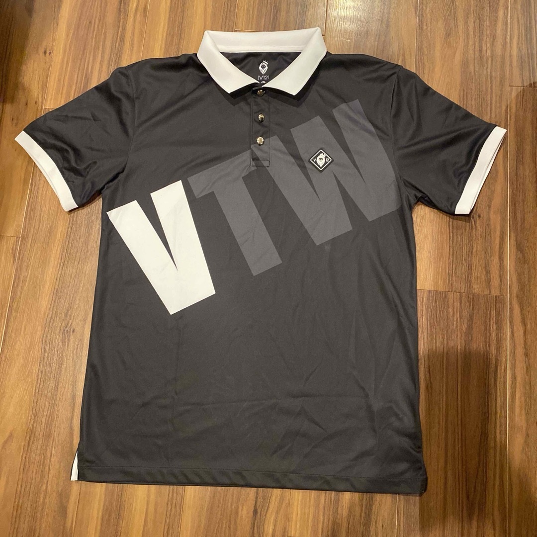 V12(ヴィトゥエルヴ)のV12 ヴィトゥエルヴ　ゴルフ　ポロシャツ　Lサイズ スポーツ/アウトドアのゴルフ(ウエア)の商品写真