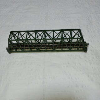 Nゲージ KATO単線トラス鉄橋（緑）