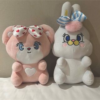 【韓国限定】【新品未使用】momorei ぬいぐるみ2つセット(キャラクターグッズ)