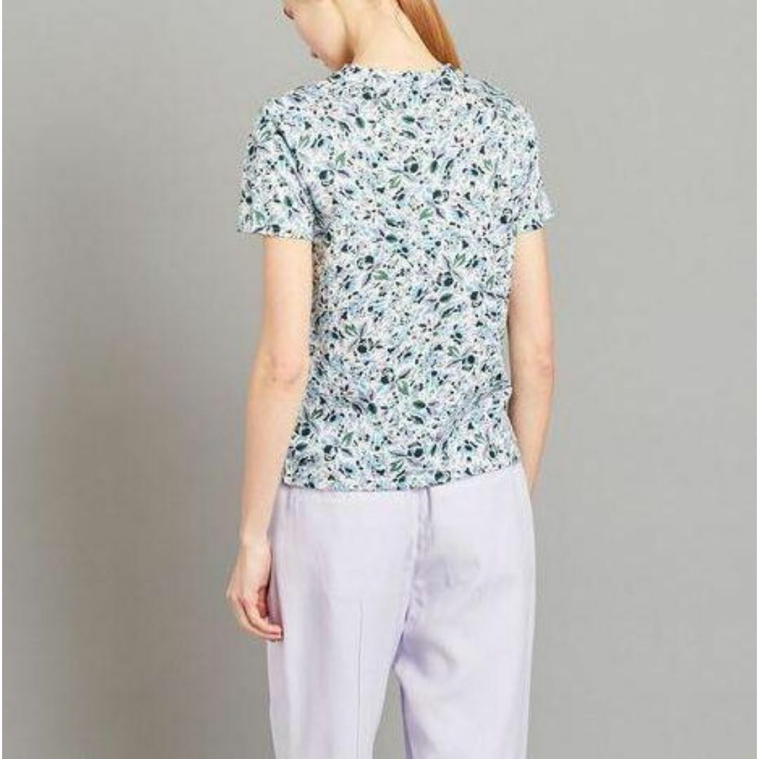 steven alan(スティーブンアラン)のFLOWER PRINT SHORT SLEEVE PULLOVER レディースのトップス(Tシャツ(半袖/袖なし))の商品写真